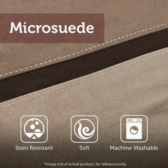 Madison Park Palisades 7 Piece Faux Suede Comforter Set in Purple queen - Picture 12 of 16